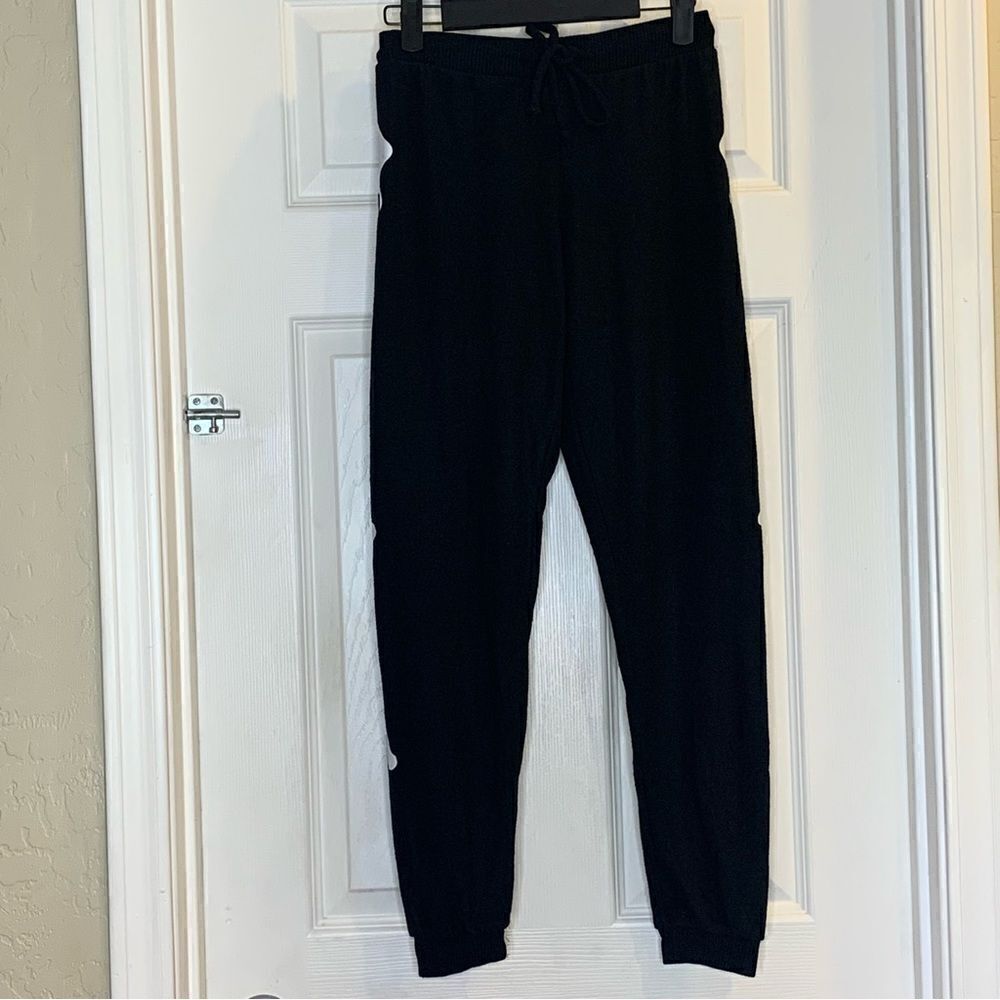Chaser Black Joggers Skeleton Bone Size Small
